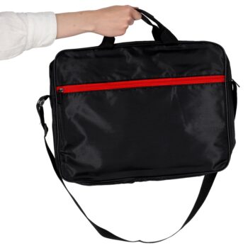 Laptopväska 15,6 tum – Slimmad Unisex Portfölj med Axellrem & Fack