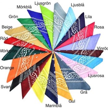 Bandana Paisleymönster scarfs