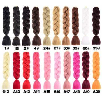 Jumbo braids, Ombre braids , Rasta flätor - 30 färger